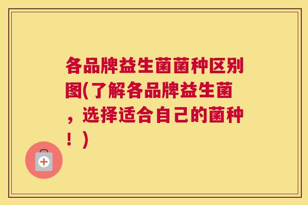 各品牌益生菌菌种区别图(了解各品牌益生菌，选择适合自己的菌种！)