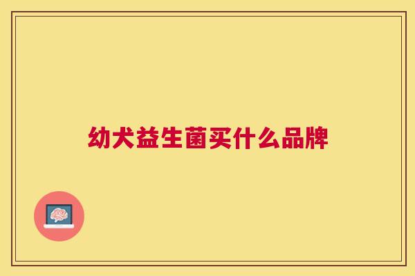 幼犬益生菌买什么品牌