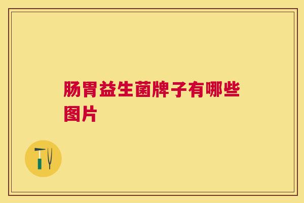 肠胃益生菌牌子有哪些图片