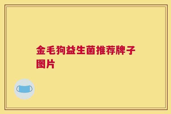 金毛狗益生菌推荐牌子图片