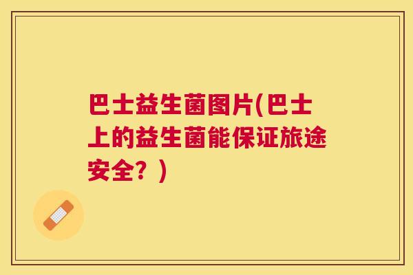 巴士益生菌图片(巴士上的益生菌能保证旅途安全？)