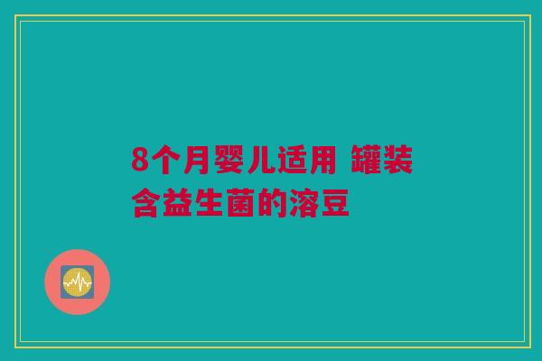 8个月婴儿适用 罐装含益生菌的溶豆