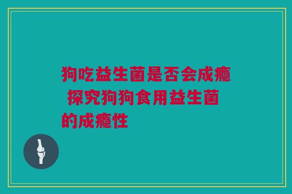 狗吃益生菌是否会成瘾 探究狗狗食用益生菌的成瘾性