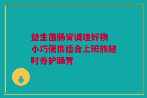 益生菌肠胃调理好物 小巧便携适合上班族随时养护肠胃