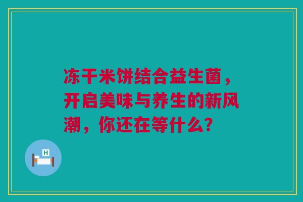冻干米饼结合益生菌，开启美味与养生的新风潮，你还在等什么？
